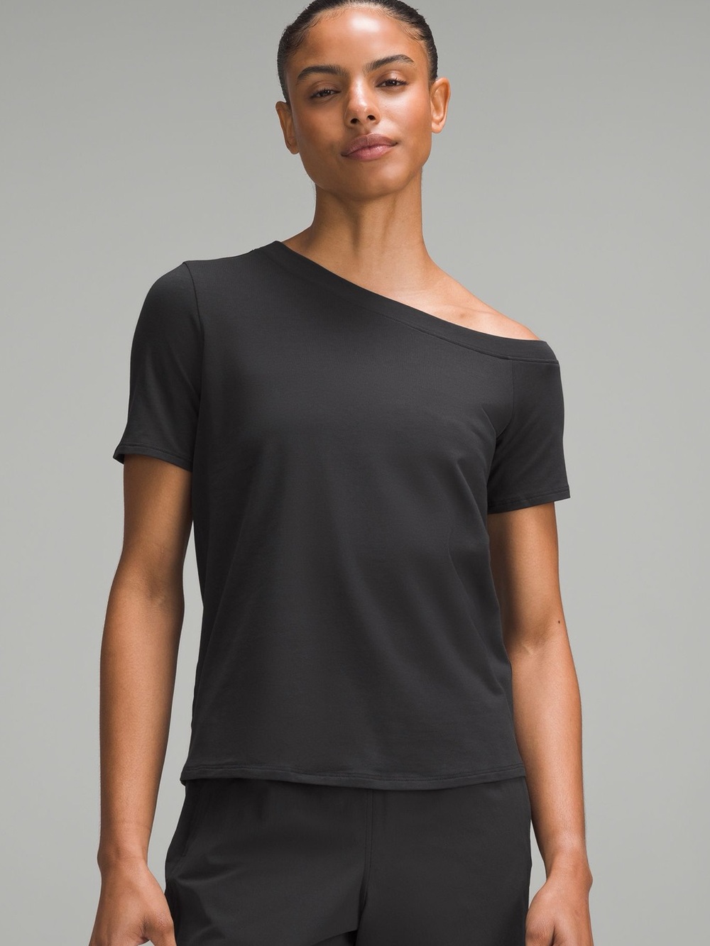 Lululemon Off-The-Shoulder Cotton T-Shirt Medium